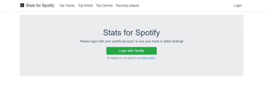 Status for Spotify a spotify pie chart site
