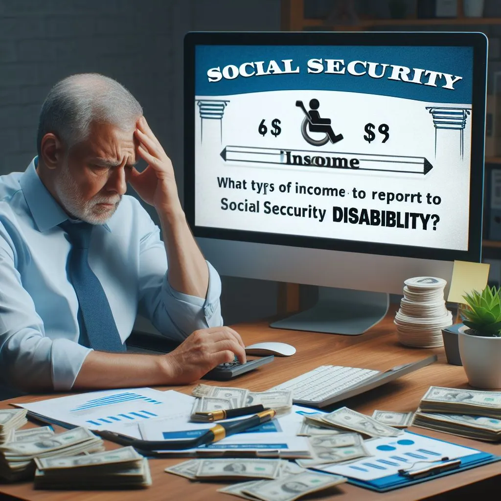 What Types Of Income Do You Have To Report To Social Security Disability