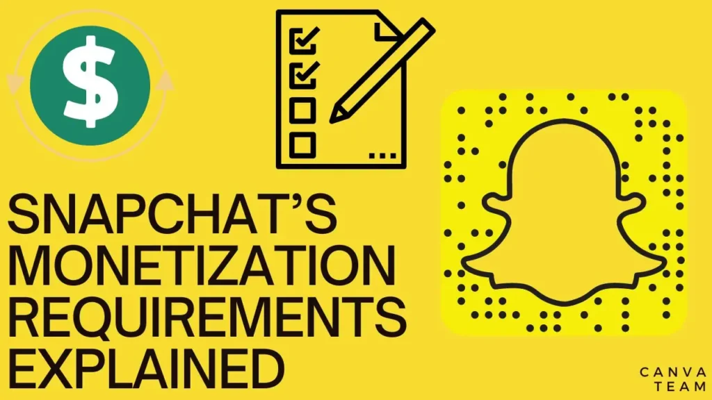 Snapchat’s Monetization Requirements